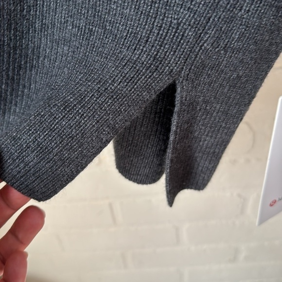 Lululemon athletica sweater Merino wool cotton NEW 6 ribbed blend crew neck - Picture 7 of 8